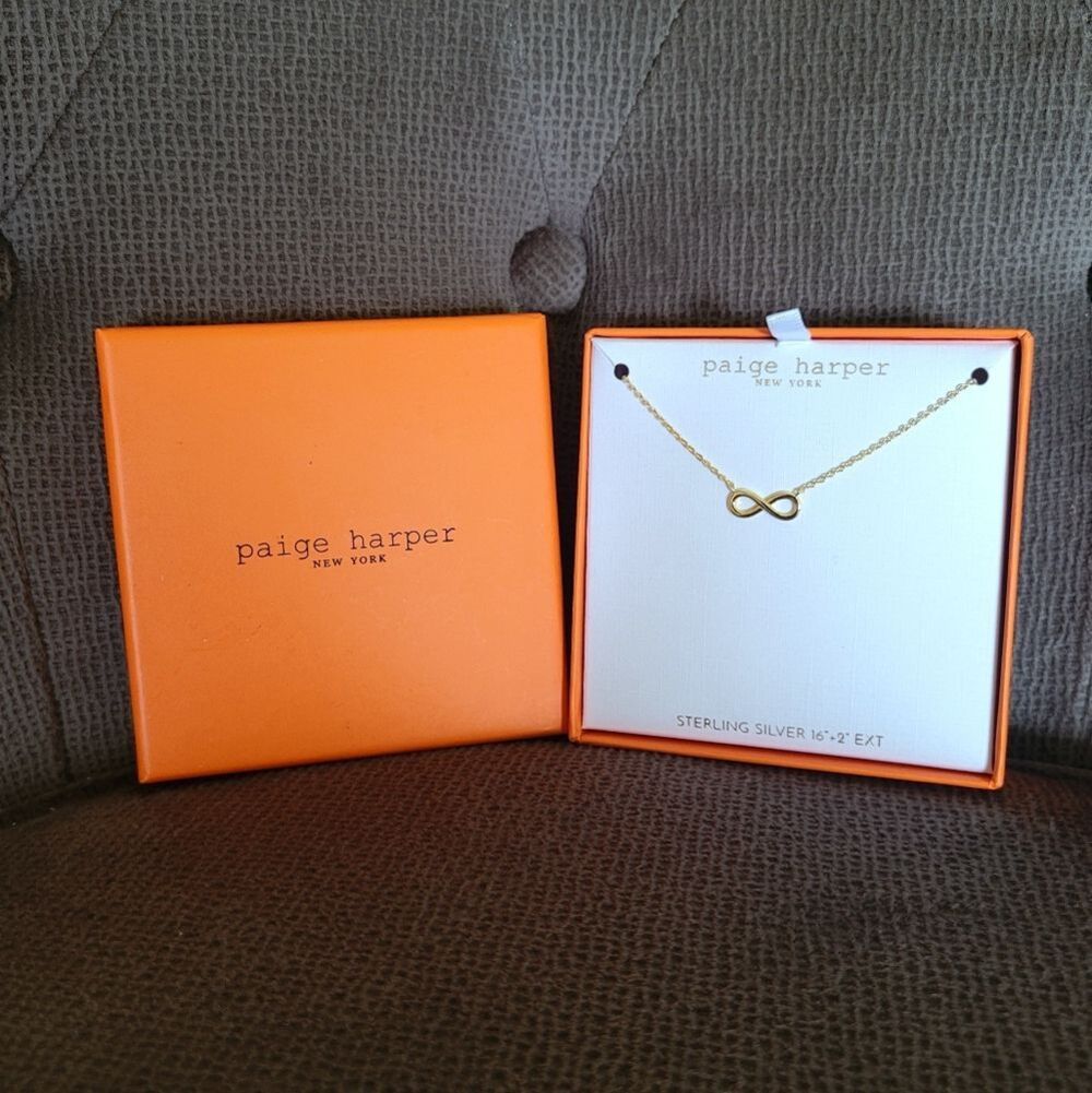 Paige Harper Stationary Infinity♾️ Symbol Necklace - NIB - Picture 10 of 14